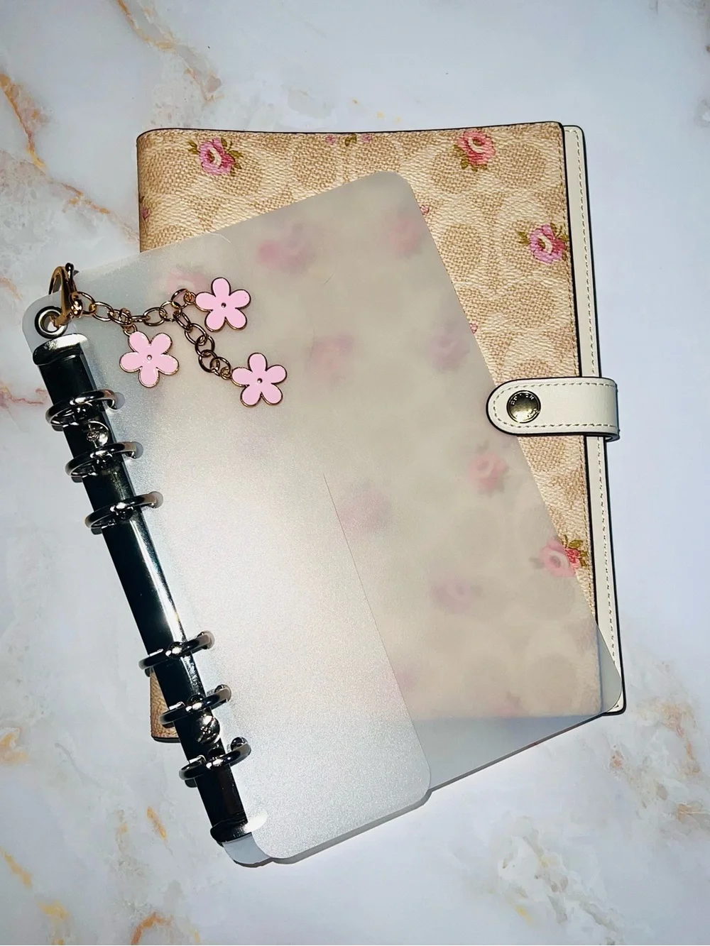COACH Notebook A6 Binder Adapter Insert & Pockets ONLY I NOTEBOOK* Not Included